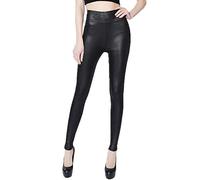 Nuofengkudu Femme Noir Taille Haute Legging Grande Taille Seamless Elastique Collant Pantalon Classique Decontracte Fashion (Noir,7XL)