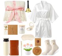 Nuogo Lot de 15 paniers de soins personnels pour femme - Cadeau de rétablissement - Penser à vous - Emballage de condoléances - Paniers inspirants pour maman et elle