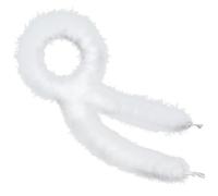 NUOGUAYI Boa de plumes, écharpe à plumes moelleuse, Boa en Plumes de Marabout, Boa de 2 m pour bricoler, pour couture, artisanat, décoration de costume, fête, carnaval, Noël (A)