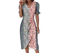 Nuoke Mes Commandes en Cours De Livraison, Robe asymétrique Femme, Ensemble Femme Chic et Elegant, Robe Fendue, Robes Longues ete, Boheme Chic, été, Summer Dress, Tenues élégante, Robes Femmes d été