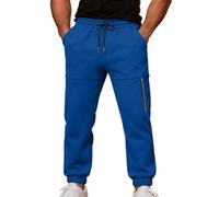 Nuoke Pantalon Cargo Homme,Pantalon de Travail,Nouveau de Jogging pour, Coupe Ample, Sportif et Polyvalent, adapté à Toutes Les Saisons. Pochette Portefeuille (Blue, S)