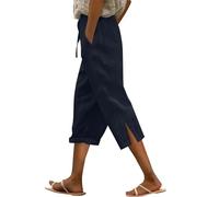 Nuoke Pantalon Femme Taille Elastique, Pantalon Femme Fluide, Commandes en Cours, Ventes Flash du Jour, Pantacourt Femelle, Vente Flash, Trousers for Women_1