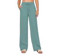 Nuoke Pantalon Femme Taille Elastique, Pantalon Large Femme Fluide, Mes Commandes passées, Vente Flash du Jour et Soldes, Pantacourt Femelle, et Ventes Flash du Jour, Pant Women_1