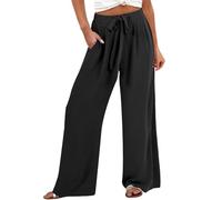 Nuoke Pantalon Femme Taille Elastique, Pantalon Large Femme, Mes Commandes, Vente Flash du Jour et Soldes, Pantacourt Femelle, et Ventes Flash, Trousers for Women_1