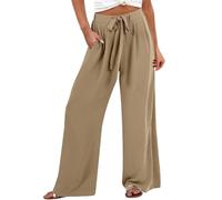 Nuoke Pantalon Fluide Femme Été, Pantalon Large Femme, Commandes en Cours, et Ventes Flash, Pantacourt Femelle, Ventes Flash du Jour, Pant Women_1