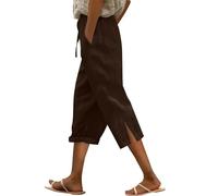 Nuoke Pantalon Fluide Femme Été, Pantalon Lin, Mes Commandes, Vente Flash du Jour et Soldes, Pantacourt Femelle, Vente Flash, Trousers for Women_1