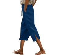 Nuoke Pantalon Lin Femme, Pantalon en Lin, Commandes en Cours, Ventes Flash du Jour, Pantacourt Femelle, Mes Commandes, Pant Women_1