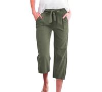 Nuoke Pantalon Lin Femme, Pantalon Large, Mes Commandes passées, et Ventes Flash, Pantacourt Femelle, Vente Flash du Jour et Soldes, Pant Women_1