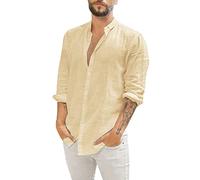Nuoke Prime of Day 2025, Chemise à Carreaux Homme, Chemises, Chemisette Homme, Chemise Hawaienne, Lin, Lin, Chemises, Hawaii, Hawaii