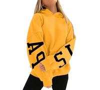 Nuoke Pull Femme Hiver,Sweat Long Femme,Hoodies avec Amour Animal imprimé Poche à cale Crampon