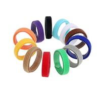 NUOLUX Collier Chiot 12 Couleurs Collier ID d'Identification Réglable Velcro Ruban Auto-adhésif pour Chiot