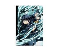 nuomesc Demon Slayer Poster Anime Muichiro Tokito Peinture décorative sur toile Art mural pour salon, chambre à coucher, 30 x 45 cm