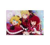 nuomesc Oshi No Ko Ruby Hoshino And Kana Arima Poster classique de personnage d'anime Art mural Impression photo moderne Décoration de chambre familiale 30 x 45 cm