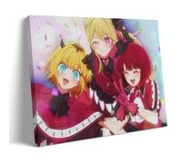 nuomesc Oshi No Ko Ruby Hoshino And Kana Arima Poster décoratif sur toile Art mural pour salon et chambre à coucher 30 x 45 cm