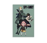nuomesc Spy X Family Anime Art Poster mural Impression d'image moderne Décoration de chambre familiale 30 x 45 cm