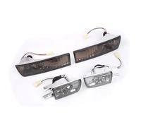 NUOSDEX feu antibrouillard Compatible Avec VW Pour Jetta Pour Mk3 1992-1997 4 Pièces Ensemble Voiture Fumé Pare-chocs Avant Antibrouillard Clignotant Lampe Voiture Antibrouillard Assemblée