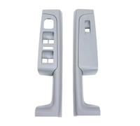 NUOSDEX Panneau De Changement De Vitesse Pour Console Centrale Avant Et Arrière Contrôle Climatique Compatible Avec Golf MK5 Jetta 5 Rabbit 1K0858065 2004-2008 Accoudoir intérieur voiture(Grey front)