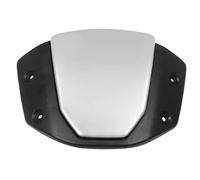 NUOSDEX Pare-Brise de Moto Compatible avec CB650R pour CB 650 R 2024 2025 Moto pour Sport Pare-Brise Moto Déflecteur De Vent Avant avec Support Carénage d'air Vent(Silver)