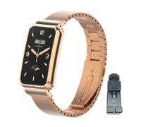 nuosiweilang Bracelet Compatible avec Xiaomi Mi Band 7 Pro Strap Métal Acier Inoxydable Bracelet de Remplacement Accessoires pour Xiaomi Smart Band 7 Pro Tracker Or Rose