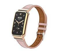 nuosiweilang Bracelet Compatible avec Xiaomi Smart Band 7 Pro Strap Bracelet de Remplacement en Cuir Accessoires de Montre pour Xiaomi Mi Band 7 Pro Tracker Rose