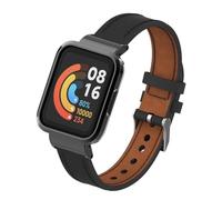 nuosiweilang Bracelet Compatible pour Xiaomi Mi Watch Lite 2/Redmi Watch 2,Mi Watch Lite 2 Bracelet de Remplacement en Cuir pour Redmi Watch 2/Xiaomi Mi Watch Lite 2,Noir