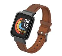 nuosiweilang Bracelet Compatible pour Xiaomi Mi Watch Lite 2/Redmi Watch 2,Mi Watch Lite 2 Bracelet de Remplacement en Cuir pour Redmi Watch 2/Xiaomi Mi Watch Lite 2,Marron