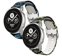 nuosiweilang Bracelet de Montre pour Samsung Galaxy Watch 42mm/Active/Active2 40mm/44mm,20mm Bande de Silicone Accessoire pour Gear S2 Classic/Garmin Vivoactive 3 Smart Watch Femmes Hommes