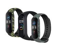 nuosiweilang Compatible avec Xiaomi Mi Band 7/Mi Band 6/Mi Band 5 Bracelet,Miband 7 Accessoire Bracelet de Remplacement Coloré en Silicone Bandes pour Xiaomi Mi Smart Band 7 6 5