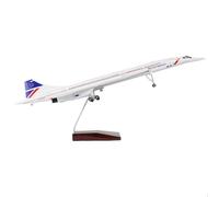 NUOTIE 1/125 Concorde Modèle d'avion en Métal Moulé sous Pression Kit de Modèle d'avion Simulation à Grande échelle Modèle d'avion Deux Versions Disponibles (Singapore Airlines)