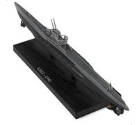 NUOTIE 1/350 U-552-1941 WWII German Kriegsmarine Submarine Roter Teufel U-Boat Model With Display Stand - Die-cast Military Alloy Metal Collection Gift for Adult