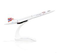 NUOTIE 1/400 Concorde British Airways Modèle d'avion pré-construit Kits de modèles d'avion moulés sous Pression Modèle en métal d'affichage Collection ou Cadeau