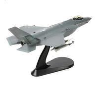 NUOTIE 1/72 F-35A Stealth Fighter Aircraft Model Modèle d'avion militaire d'attaque conjointe Kit d'avion en métal moulé sous pression avec support pour adultes amateurs de militaires...