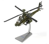 NUOTIE 1/72 U.S. Army AH-64A Apache Advanced Armed Main Attack Helicopter Model Classic American Army Attack Aircraft Model Metal Diecast Avion Modèle Kits Collection Cadeau pour Adulte
