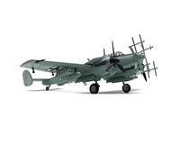 NUOTIE BF-110 G4 Jagdbomber Modèle d'avion en Métal 1/100 avec Support WWⅡ Allemand Modèle de Chasseur en Alliage Moulé sous Pression Pré-assemblé Collection d'Aéronefs Militaires