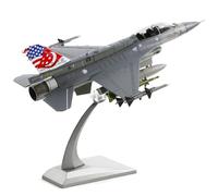 NUOTIE F-16 Fighting Falcon 1/72 Kit de modèle d'avion en Métal Moulé sous Pression Modèle de Pré-Construction d'avion en Alliage de Chasseur Multirôle avec Support (F-16D Singapour