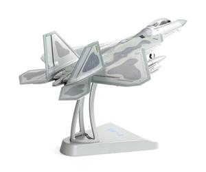 NUOTIE F-22 Raptor 1/72 Kit de modèle d'avion en métal moulé sous Pression USAF Avion de Chasse en Alliage avec Support pour Amateurs de Militaires Adultes, Collections ou Cadeaux créatifs (AK 90FS)