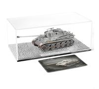 NUOTIE Modèle de Char Militaire à l'échelle 1/72 en Alliage de métal moulé sous Pression avec réservoir en Plastique Modèle de la Guerre Mondiale Ⅱ Véhicule de l'armée Mini 1945 Modèle Tigre