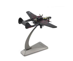 NUOTIE Northrop P-61B Black Widow 1: 144 Kits de modèles d'avion Modèle de Chasse de la Seconde Guerre Mondiale Modèle d'avion en métal moulé sous Pression