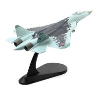 NUOTIE SU-57 Kit de modèle d'avion russe Sukhoi en métal moulé sous pression Modèle militaire pré-construit pour amateurs de collections ou cadeau