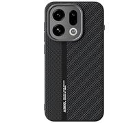 Nuova custodia per telefono Cover rigida opaca in fibra di carbonio compatibile con OPPO Find X9 Pro, ricarica wireless con bobina magnetica integrata, cover paraurti in integrata (Graphite Black)