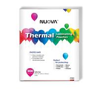 Nuova Lot de 200 pochettes de plastification thermique de qualité supérieure, 22,9 x 29,2 cm, format lettre, 3 mil, LP200H
