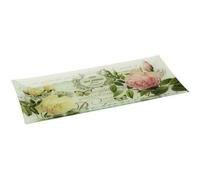 Nuova R2S Plat à Cake en Verre Botanique 36 x 17 cm - 637JARB