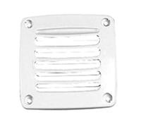 NUOVA RADE Grille d'aération plastique carrée BLANC 92x92 mm