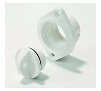 Nuova Rade Nable Complet Oval 2 Trous Blanc Blanc