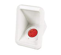 Nuova Rade Nable Plastique avec boitier à encastrer pour Eau Douce, Ø38mm, Couleur Blanche