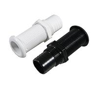 Nuova Rade Passe-Coque avec collerette Standard Ø25mm, L.100mm, Blanc