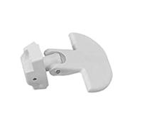 Poignée pour trappe d'accès 90-180°. blanche
