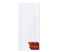 NUOVI Bloc-notes magnétique Get It Done | 60 feuilles détachables et dos aimanté | Bloc-notes idéal pour réfrigérateur, casier et armoire de classement