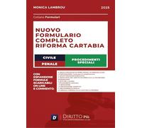 Nuovo formulario completo riforma cartabia, civile, penale e procedimenti speciali