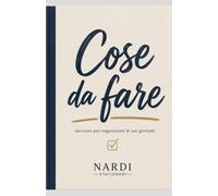 Nuovo taccuino: Serie Cose da fare